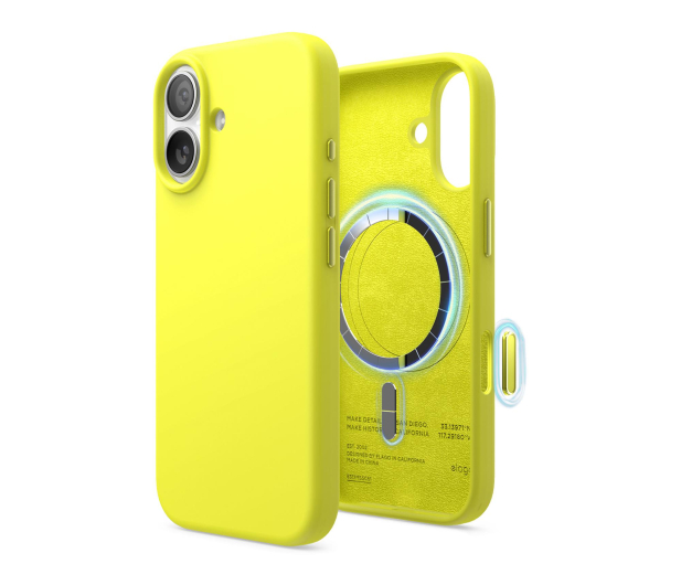 Elago Magsafe Silicon Case do iPhone 17 Neon Yellow - 1360533 - zdjęcie